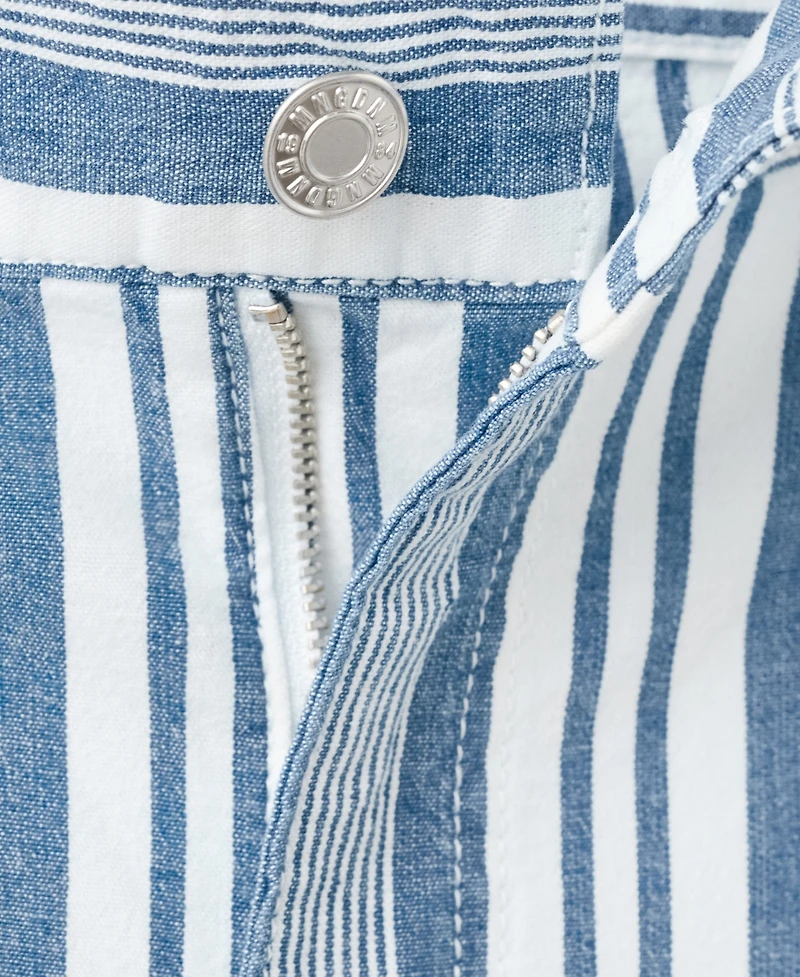 Mango Women's Straight Striped Jeans