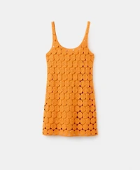 Mango Women's Crochet Short Dress