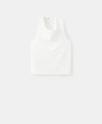 Mango Women's Draped Neck Knitted Top