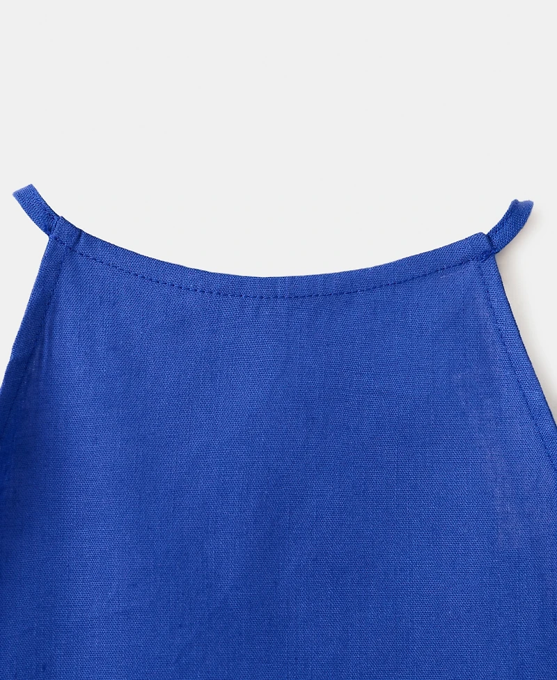 Mango Women's Linen-Cotton Halter Top