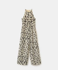 Mango Women's Belted Floral-Printed Jumpsuit