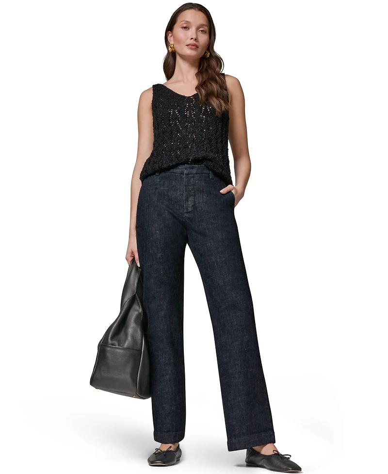 Donna Karan Weekend Women's Mid Rise Modern Trousers