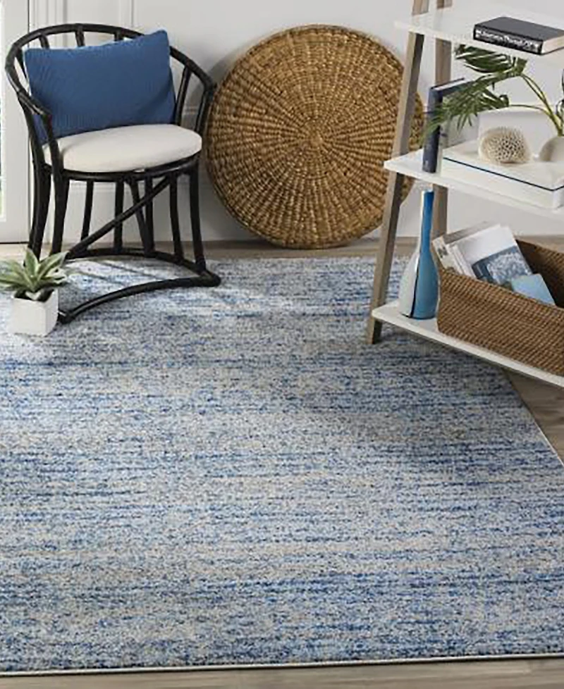 Safavieh Adirondack 117 Blue and Silver 5'1" x 7'6" Area Rug