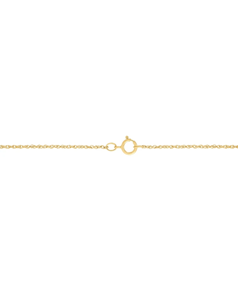 Macy's Lab-Grown Sapphire (1-9/10 ct. t.w.) & (1/8 Pendant Necklace Sterling Silver (Also Available Ruby)