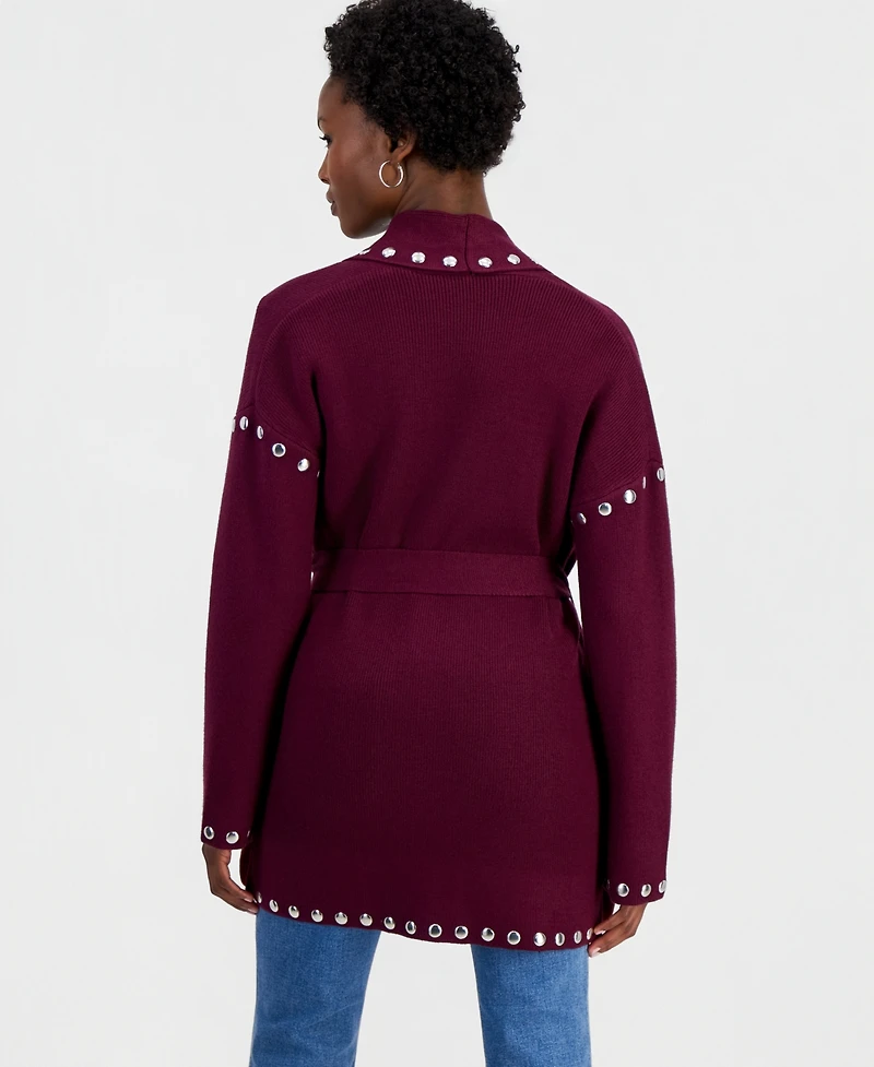 I.n.c. International Concepts Petite Studded Cardigan, Macy's Exclusive
