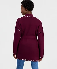 I.n.c. International Concepts Petite Studded Cardigan, Macy's Exclusive