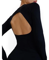 4F Women's Longsleeve For Yoga With Back Cutout