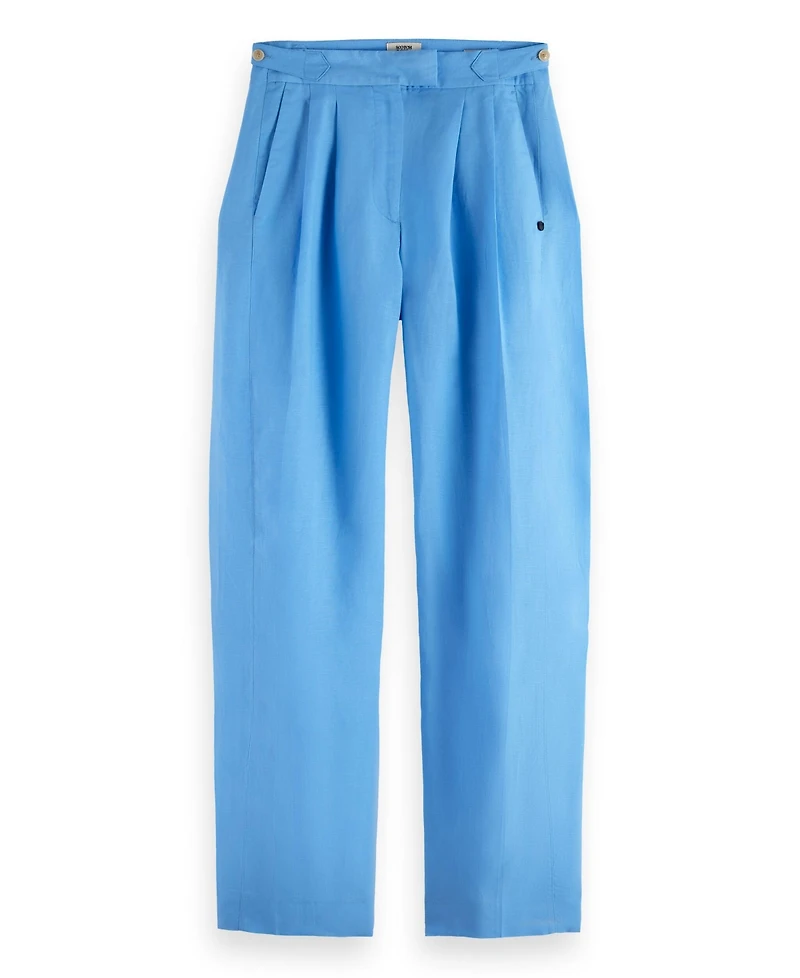 Scotch & Soda Women's Quinn Mid-Rise Pleat Front Pant