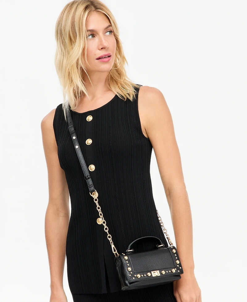I.n.c. International Concepts Tollann Boho Studded Crossbody Bag, Macy's Exclusive