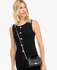 I.n.c. International Concepts Tollann Boho Studded Crossbody Bag, Macy's Exclusive