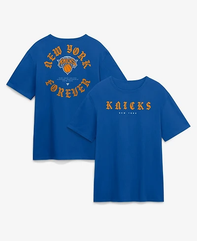 Fanatics Men's Blue New York Knicks Forever Legacy Cotton T-Shirt