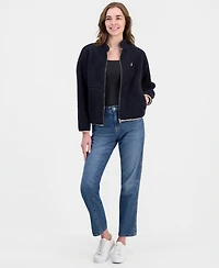 Nautica Women's Full-Zip Sherpa Fleece Jacket