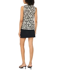 Vince Camuto Women's V-Neck Front Slit Top
