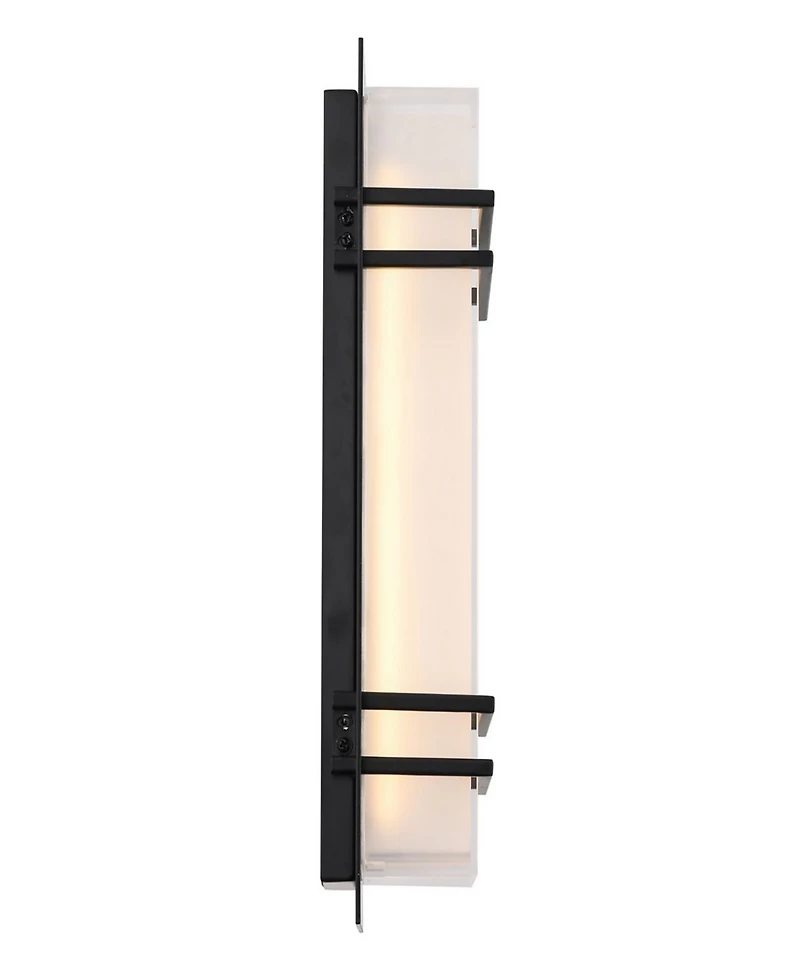 Artcraft Lighting Sausalito 11.81" Metal Horizontal Stripes Led Outdoor Wall Light