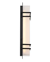 Artcraft Lighting Sausalito 11.81" Metal Horizontal Stripes Led Outdoor Wall Light