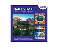Tf Publishing Paper Goods 2027 Daily Verse Daily Desktop Calendar