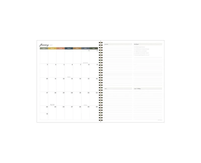 Tf Publishing Paper Goods 2027 Stems Large Weekly Monthly Planner