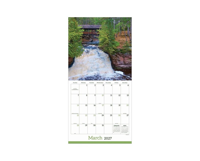 Tf Publishing Paper Goods 2027 Wisconsin Wall Calendar