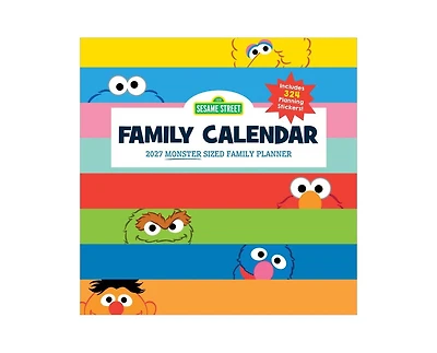 Tf Publishing Paper Goods 2027 Sesame Street Planning Wall Calendar