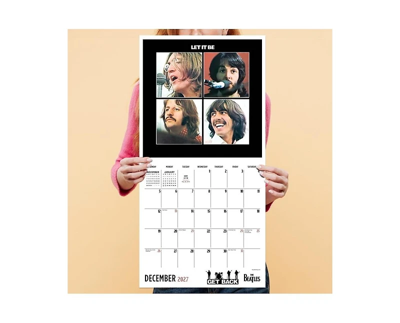 Tf Publishing Paper Goods 2027 The Beatles Albums and Artwork Wall Calendar