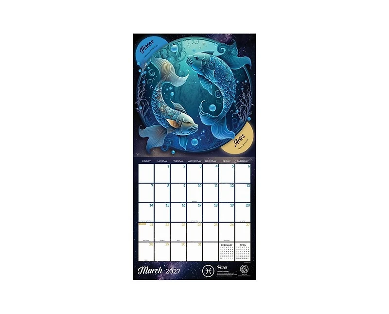 Tf Publishing Paper Goods 2027 Astrology Wall Calendar