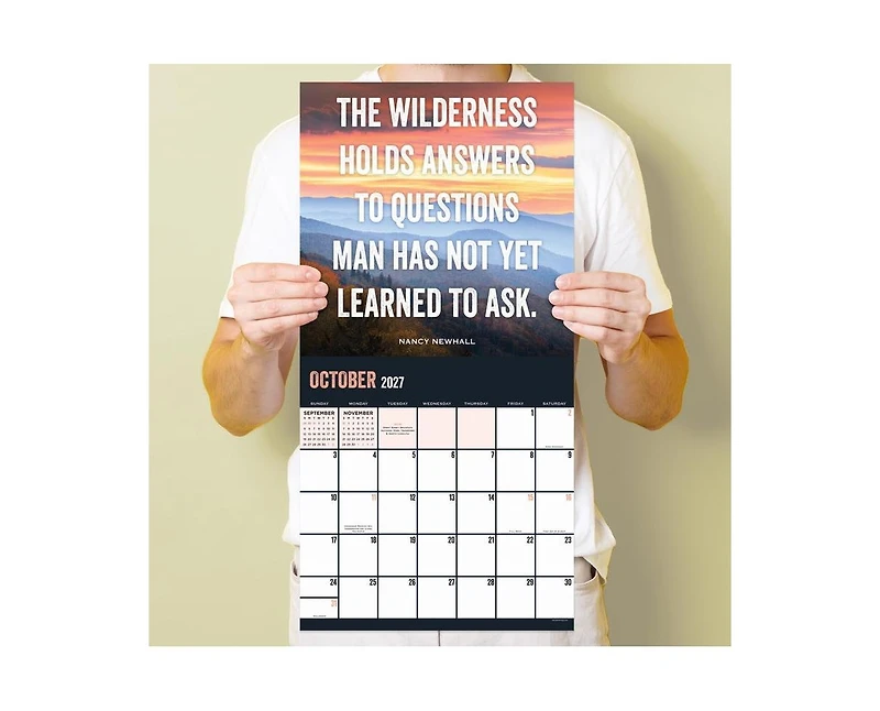 Tf Publishing Paper Goods 2027 Great Outdoors Wall Calendar