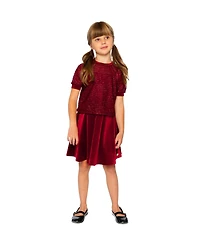 Deux par Little and Big Girl 6-14 Fake Layering Top