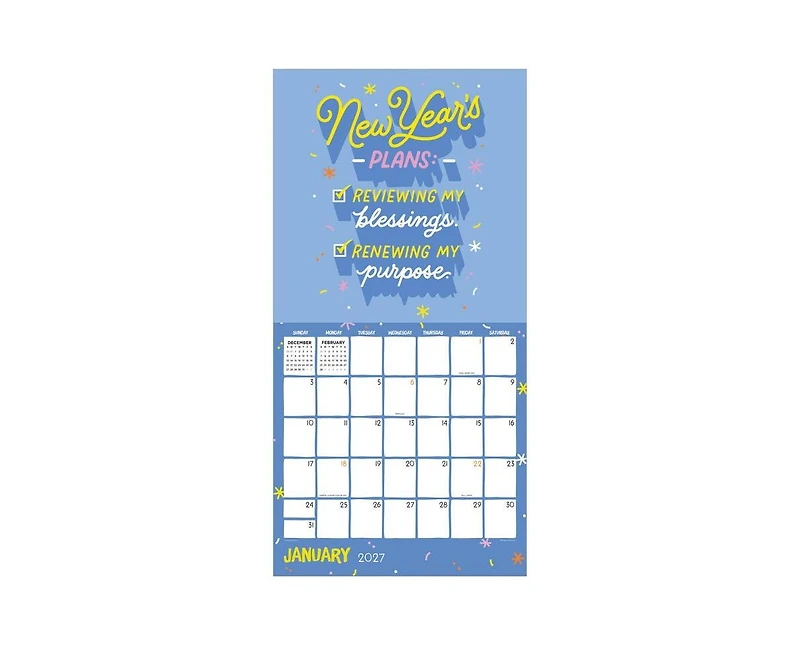Tf Publishing Paper Goods 2027 Mahogany Wall Calendar