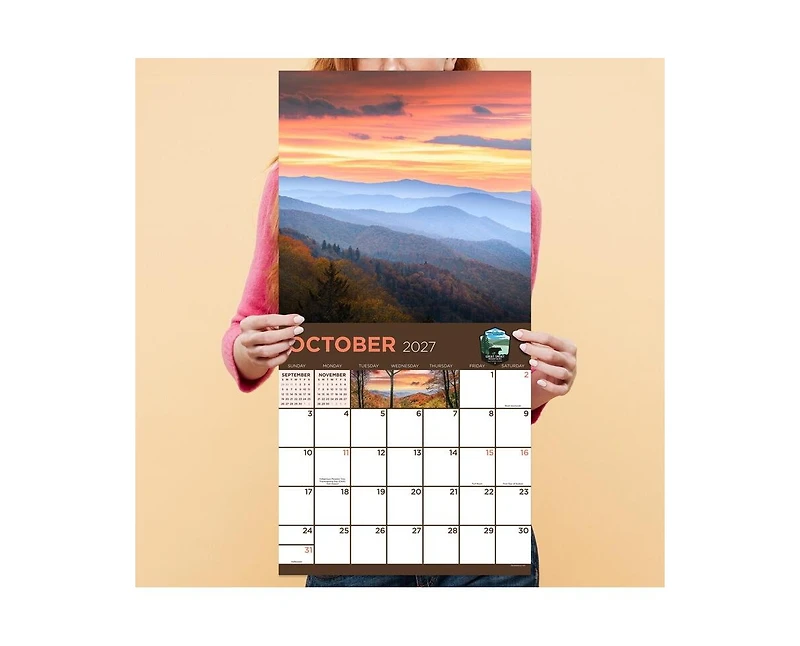 Tf Publishing Paper Goods 2027 National Parks Wall Calendar