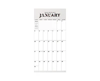 Tf Publishing Paper Goods 2027 Big Grid-Floral Wall Calendar