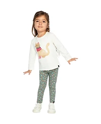 Deux par Toddler Girls 2T- 5T Organic Cotton Long Sleeve T-Shirt