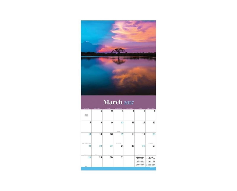 Tf Publishing Paper Goods 2027 Sunsets Wall Calendar