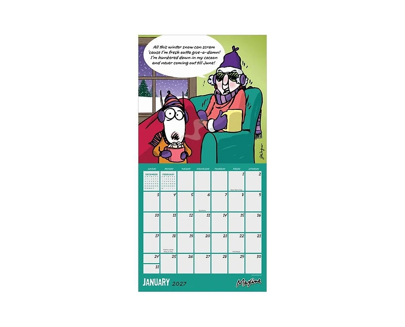 Tf Publishing Paper Goods 2027 Maxine Mini Calendar