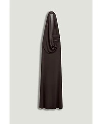 Nocturne Women's Draped Halter Neck Maxi Dress