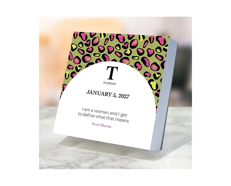 Tf Publishing Paper Goods 2027 365 Inspiring Women Daily Desktop Calendar