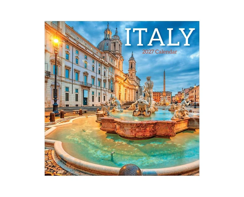 Tf Publishing Paper Goods 2027 Italy Wall Calendar