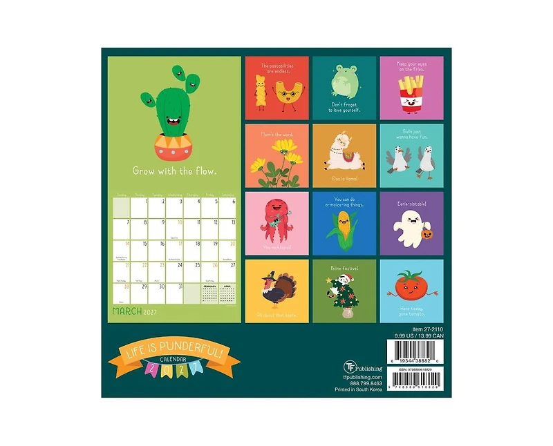 Tf Publishing Paper Goods 2027 Puns Mini Calendar