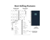 Tf Publishing Paper Goods 2027 Night Naval Small Weekly Monthly Planner