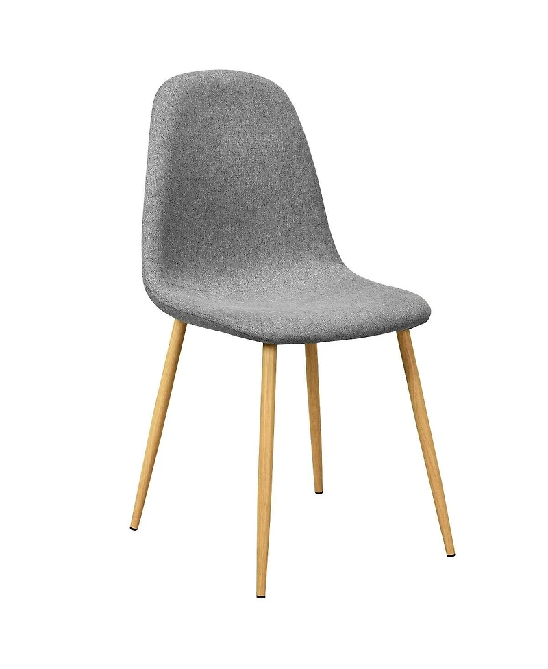 Slickblue Set of 4 Grey Accent Dining Chairs