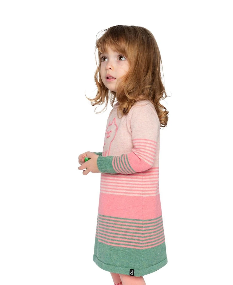 Deux par Baby Girl (12M–24M) Knitted Stripe Dress
