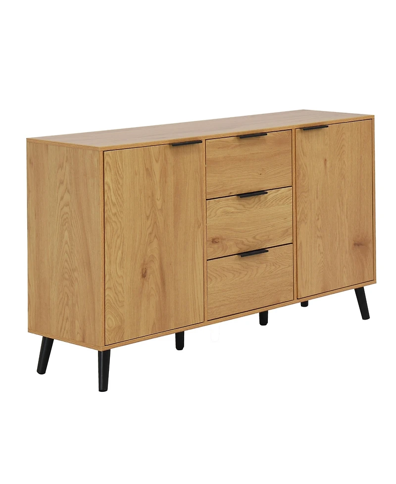 Flynama Sideboard Buffet Cabinet with 3 Drawers
