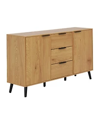 Flynama Sideboard Buffet Cabinet with 3 Drawers