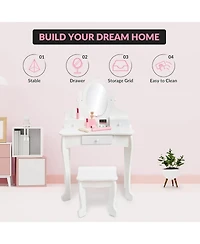 gaomon Girls Makeup Vanity Set