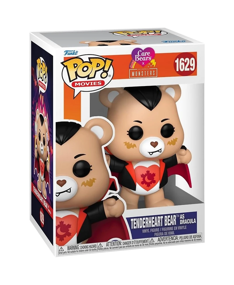 Funko Pop Movies: Universal Monsters x Care Bears Tender Heart Bear as Dracula