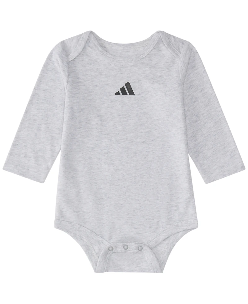 adidas Baby Boys' Long-Sleeve Bodysuit and Pants, 2-Piece Set