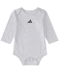 adidas Baby Boys' Long-Sleeve Bodysuit and Pants, 2-Piece Set