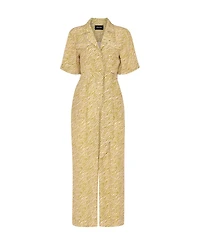 Whistles Women's Kelly Tiger Flame Cropped Jumpsuit