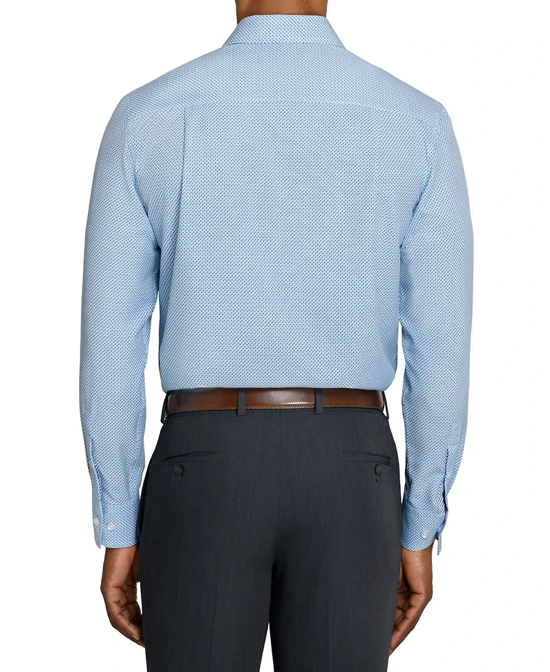 ConStruct Men's Slim-Fit Performance Stretch Comfort Dress Shirt