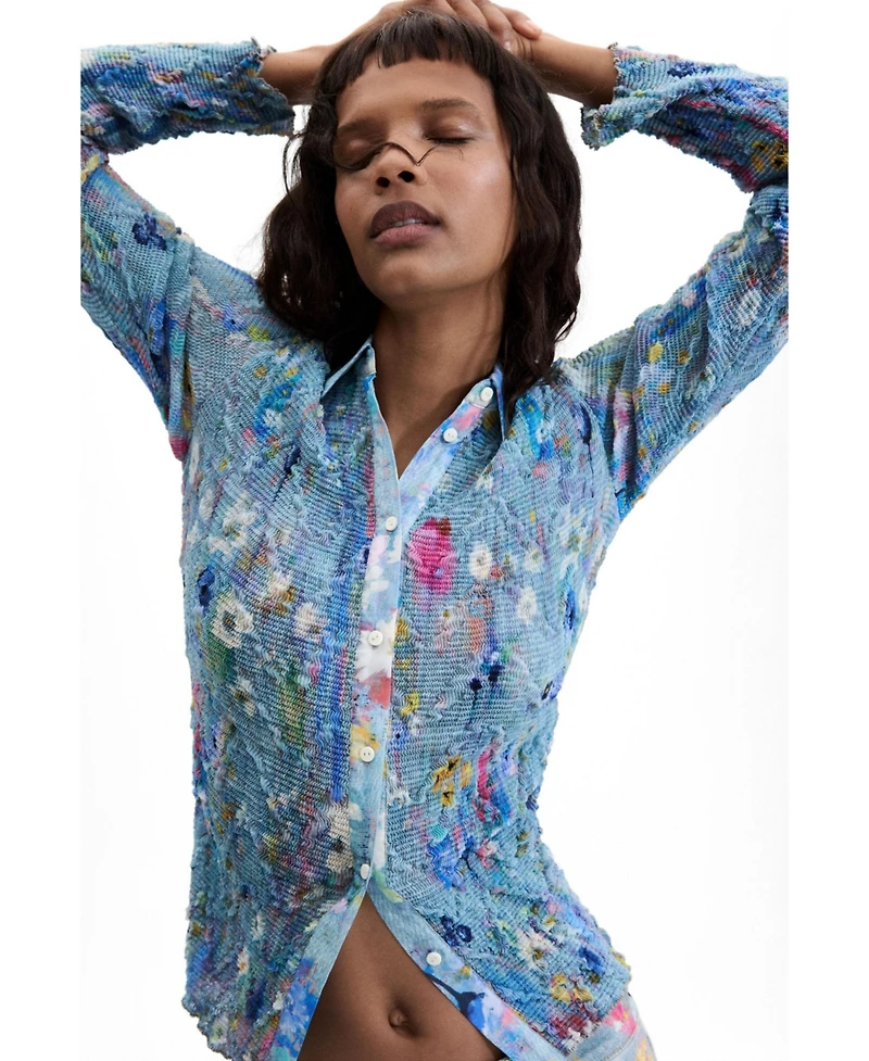 Desigual Women's Floral print shirt