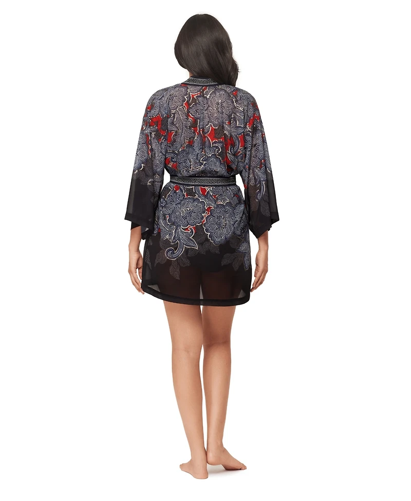 Miraclesuit Women's Steel Magnolias Swim Cover-Up Kimono